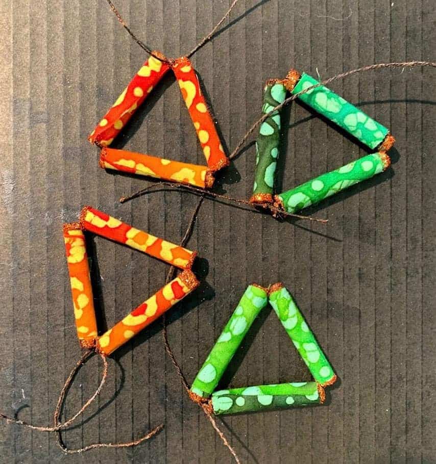 Creative re-use beadmaking workshop with Pamela Issac from Materials for the Arts. Photo by Edisa Weeks.